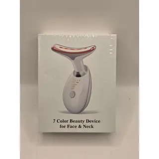 Photo of 7 Color LED Face & Neck Beauty Device EMS Heat Facial Massager New Sealed
