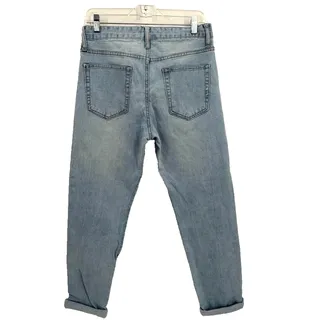 Photo of Forever 21 Men Slim Fit Jeans 31x31 Light Wash Stretch Blue Denim Pants