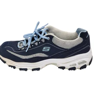 Photo of Skechers D'Lites Womens 9.5 Chunky Sneakers Lace Trail Walking Athletic Gorpcore