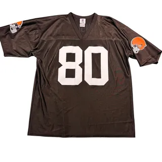 Photo of Y2K Cleveland Browns Kellen Winslow Jersey NFL Team Apparel XL Satin #80