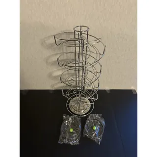 Photo of Brentmoor Egg Skelter Wire Countertop Egg Dispenser Storage Holder BMV-ES-CH-41