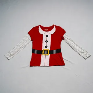 Photo of Cold Crush Women's Santa Suit Graphic Tee - Size XL, NWT