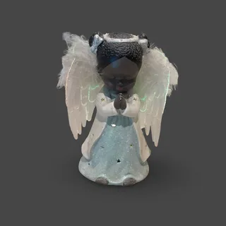 Photo of Rare African Fiber Optic Angel Figurine