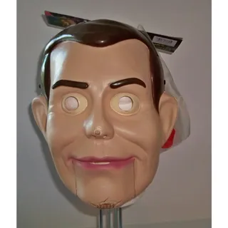 Photo of Copied - ADULT GOOSEBUMPS SLAPPY VENTRILOQUIST DOLL CREEPY FACE MASK NEW