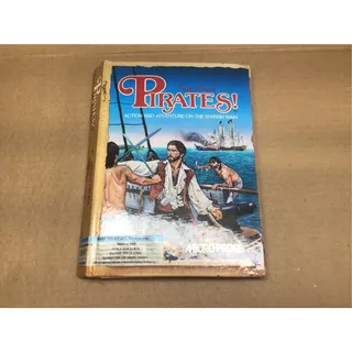Photo of Sid Meier's Pirates MicroProse IBM PC Tandy 5.25 Floppy Disks Manual 1987 CIB