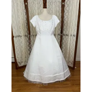 Photo of Gorgeous Vintage 90s David’s Bridal Empire Waist Wedding Gown