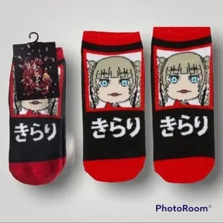 Photo of Kakegurui Kirari Mombami Chibi NWT No Show Adult One Size Socks Anime Japan