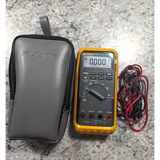 Photo of Fluke 87 III True RMS CAT III Digital Multimeter 1000V w/ Case & Leads