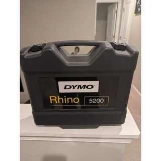 Photo of DYMO Rhino 5200 Handheld Label Maker/Label Printer w/Carrying Case and cable