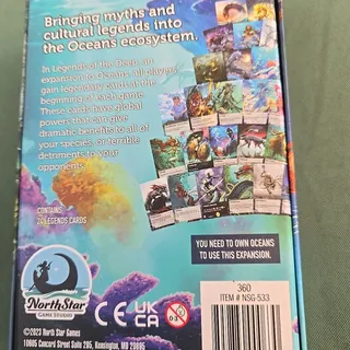 Photo of Oceans Legends of the Deep Expansion Board Game North Star Games