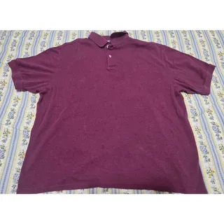 Photo of Roundtree & Yorke Polo Shirt Men's L Supima Cotton Red Burgandy