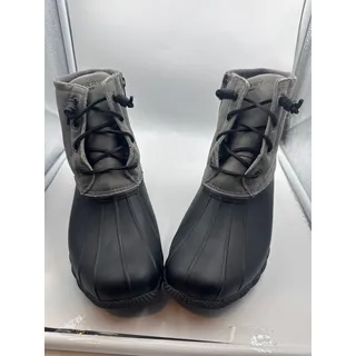 Photo of Sperry Women's Saltwater Core Waterproof Leather Rain Boots - Size 9.5