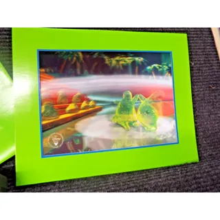 Photo of 1997 Disney Flubber Lenticular Exclusive Commemorative Lithograph envelope