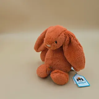 Photo of Jellycat Bashful Tangerine Bunny Small - AUTHENTIC - NEW WITH TAGS