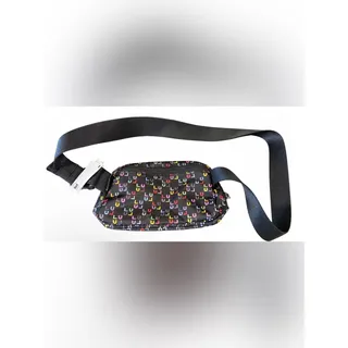 Photo of Lululemon Everywhere Belt Bag Black Multicolor Logo Print NWT