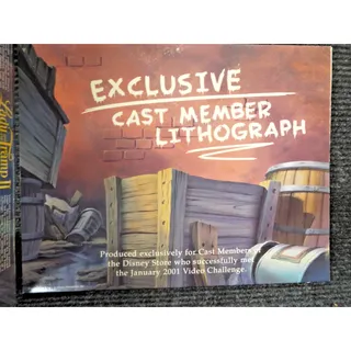 Photo of Lady & The Tramp II Scamp's Adventure Lithograph CAST MEMBER EXCLUSIVE 2001