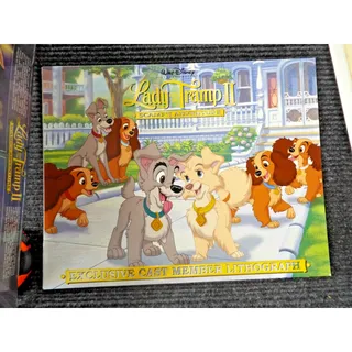 Photo of Lady & The Tramp II Scamp's Adventure Lithograph CAST MEMBER EXCLUSIVE 2001
