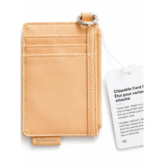 Photo of Lululemon Clippable Card Case – melon NWT