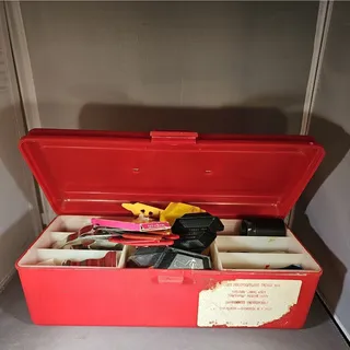 Photo of Vintage Tri-Chem Liquid Embroidery - Tubes, Plus Tool & Tips w/Carry Case