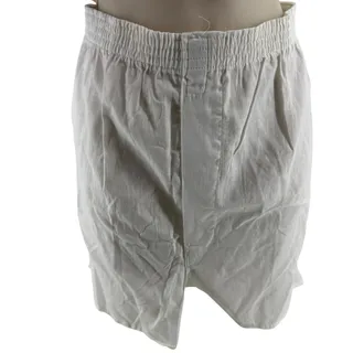 Photo of Vintage Lee Permanent Press Boxer Shorts Underwear Solid White Size XL
