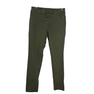 Photo of DL1961 Nina High Rise Skinny Pants Olive Green 4-Way Stretch Size 31 UTILITY MIN