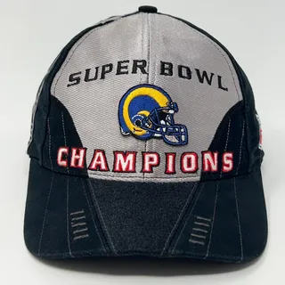 Photo of Vintage 2000 St Louis Rams Super Bowl XXXIV Champions Hat Baseball Cap LA NFL