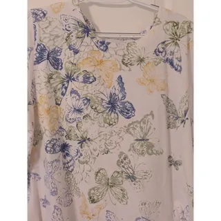Photo of Alfred Dunner Studio XL Butterfly Short Sleeve Stretch, Fairy, Casual