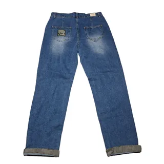 Photo of Cotton On Boys Husky Jeans Sz 16 Camo Patch Y2K Skater Adjustable Waist NWT