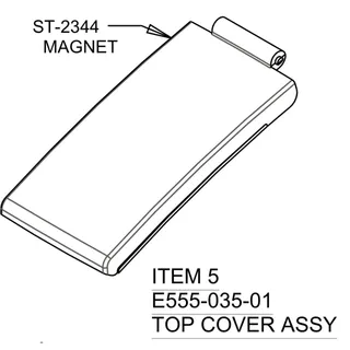 Photo of E555-035–01 Top Cover Assembly Fits Better Packages model BP555