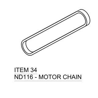 Photo of Better Packages Motor Chain ND-116 Part for Better Pack Tape Dispenser