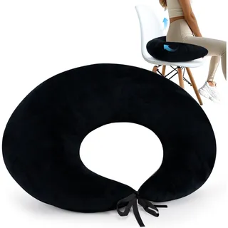 Photo of BBL Pillow After Surgery for Butt Sleeping Sitting Driving Donut Hemorrho(Black)