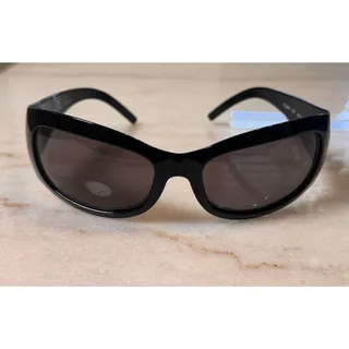 Photo of Vintage Fendi FS299R Limited Edition Zucca Rhinestone Sunglasses – Black 001