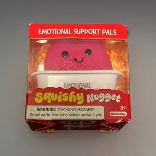 Photo of 🔥Emotional Support Pals Squishy Nugget Squeezy Fidget Toy PINK BNWT🔥