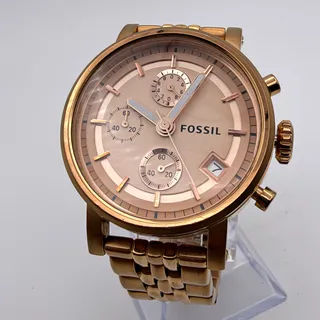 Photo of Fossil Original Boyfriend Chronograph Ladies' Watch ES3380 Working New Battery