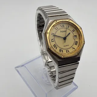 Photo of Elegant Vintage Pulsar Quartz Ladies' Wristwatch Working New Battery