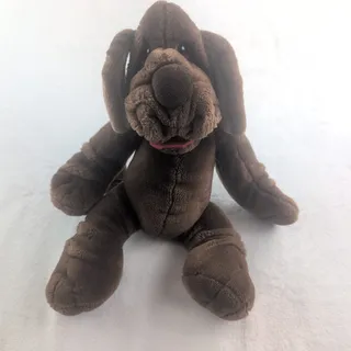 Photo of Vintage Gans Broz 1981 Wrinkles The Hound Hand Puppet Chocolate Brown