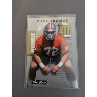 Photo of Mark Thomas 1992 Skybox Primetime #319 - Rookie - 49ers - NFL - Fresh Pull