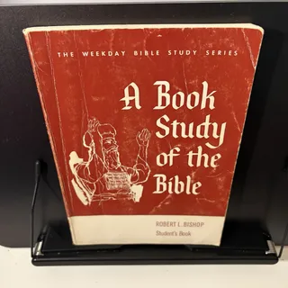 Photo of Vintage 1964 A Book Study of the Bible Robert L Bishop Broadman Press Student PB