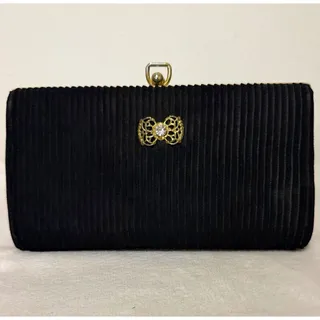 Photo of Vintage 50’s - 60’s Black Evening Clutch