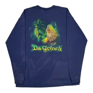Photo of Vintage 2000 Dr. Seuss How The Grinch Stole Christmas Long Sleeve Movie Promo Tee