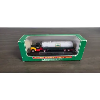 Photo of 2004 Hess Miniature Tanker Truck Diecast NIB Green Box