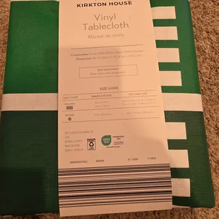 Photo of Kirkton House Touchdown vinyl tablecloth 60x84
