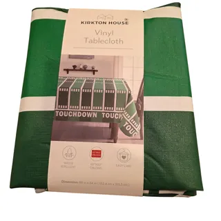 Photo of Kirkton House Touchdown vinyl tablecloth 60x84