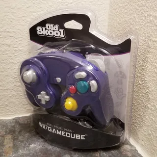Photo of Gamecube Controller GamePad, Purple / Indigo (NEW) - Nintendo - Old Skool
