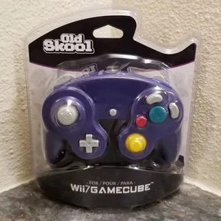 Photo of Gamecube Controller GamePad, Purple / Indigo (NEW) - Nintendo - Old Skool
