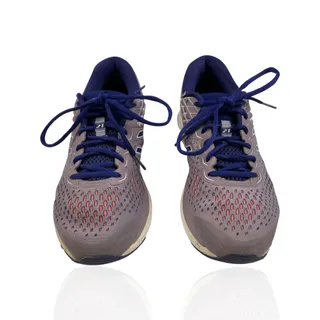 Photo of Asics Womens Gel Cumulus 21 1012A468 Pink Blue Running Shoes Lace Up Size 8