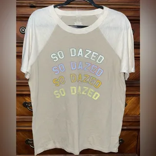 Photo of NWOT! Aerie Women’s So Dazed Graphic Tee 21” P2P