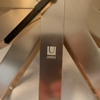 Photo of Stainless Steel Umbra Mid Century Modern Asterisk Wall Clock