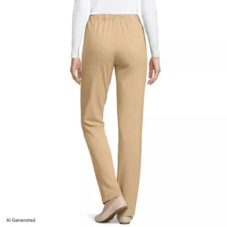 Photo of NWOT! Lands’ End Women's Sport Knit High Rise Elastic Waist Pants