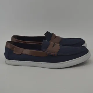 Photo of Cole Haan Size 10 Nantucket Loafer Navy Blue Canvas Sneakers